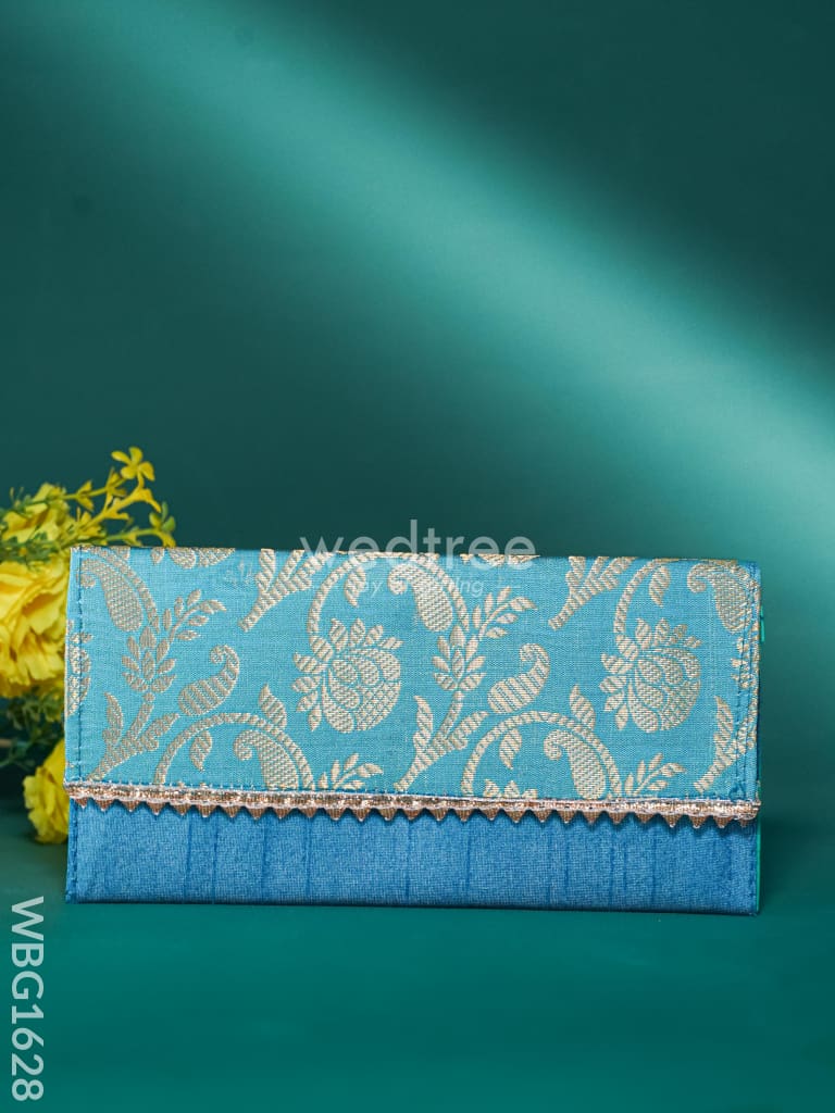 Designer Raw Silk Purse - WBG1628