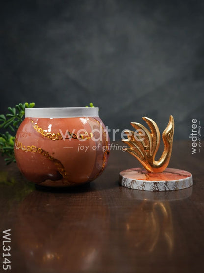 Designer Swan Jar - WL3145
