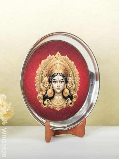 Devi Face Stainless Steel Plate - WBG1528