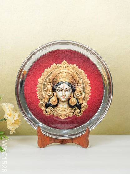 Devi Face Stainless Steel Plate - WBG1528