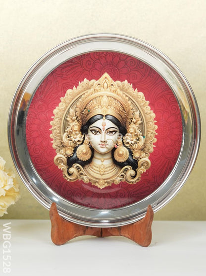 Devi Face Stainless Steel Plate - WBG1528