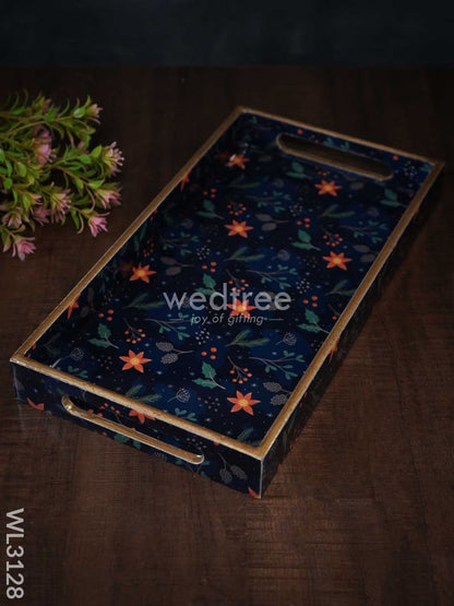 Digital Printed Floral Tray - Set of 3 - WL3128