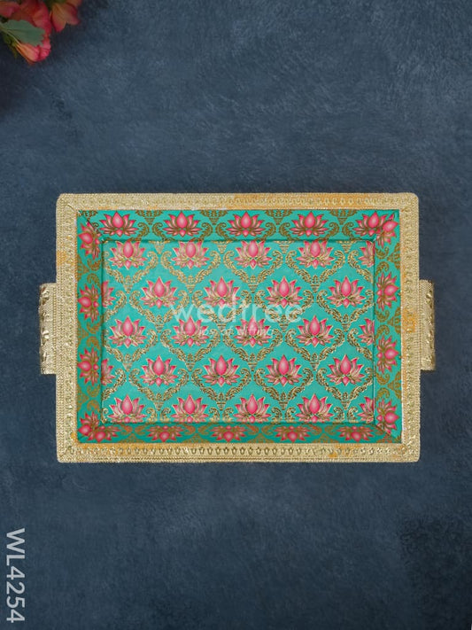 Digital Printed Meenakari Tray - WL4254