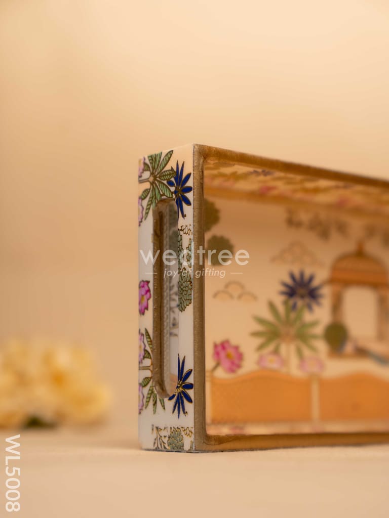 Digital Printed Peacock Tray  - 11 x 5 inch - WL5008