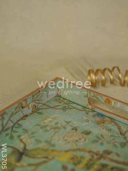 Digital Printed Peacock Tray - 15 x 9 - WL3705