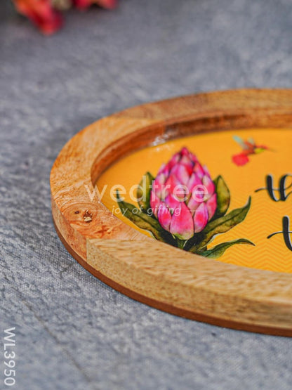 Digital Printed Wooden Oval Platter - WL3950