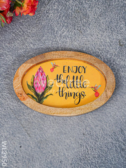 Digital Printed Wooden Oval Platter - WL3950