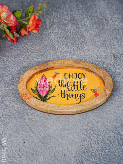 Digital Printed Wooden Oval Platter - WL3950