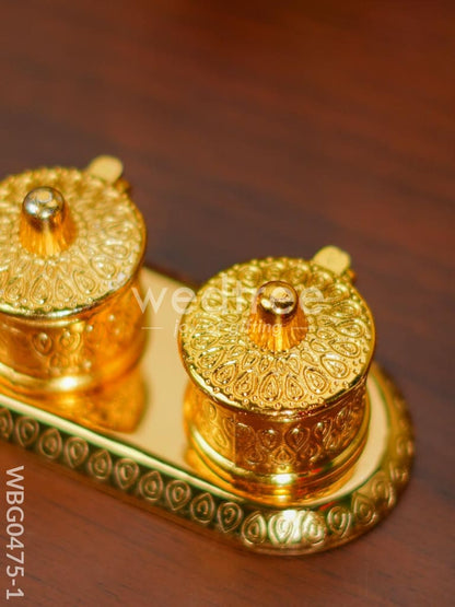 Double Kumkum Holder - WBG0475