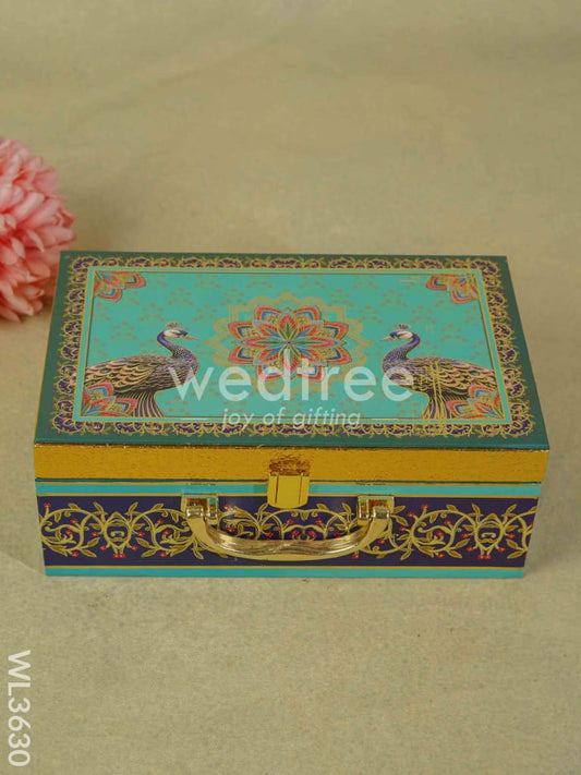 Dry Fruit Box with 2 Glass Jars - WL3630