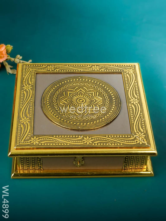 Dry Fruit Wooden Box - ( 10*10 inch ) - WL4899