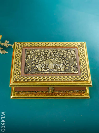 Dry Fruit Wooden Box - ( 9*7 inch ) - WL4900