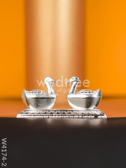 Duck Double Kumkum holder - W4174
