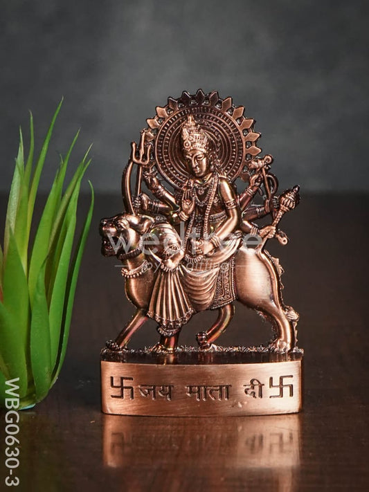 Durga Murthi Big Copper Antique Finish - WBG0630-3