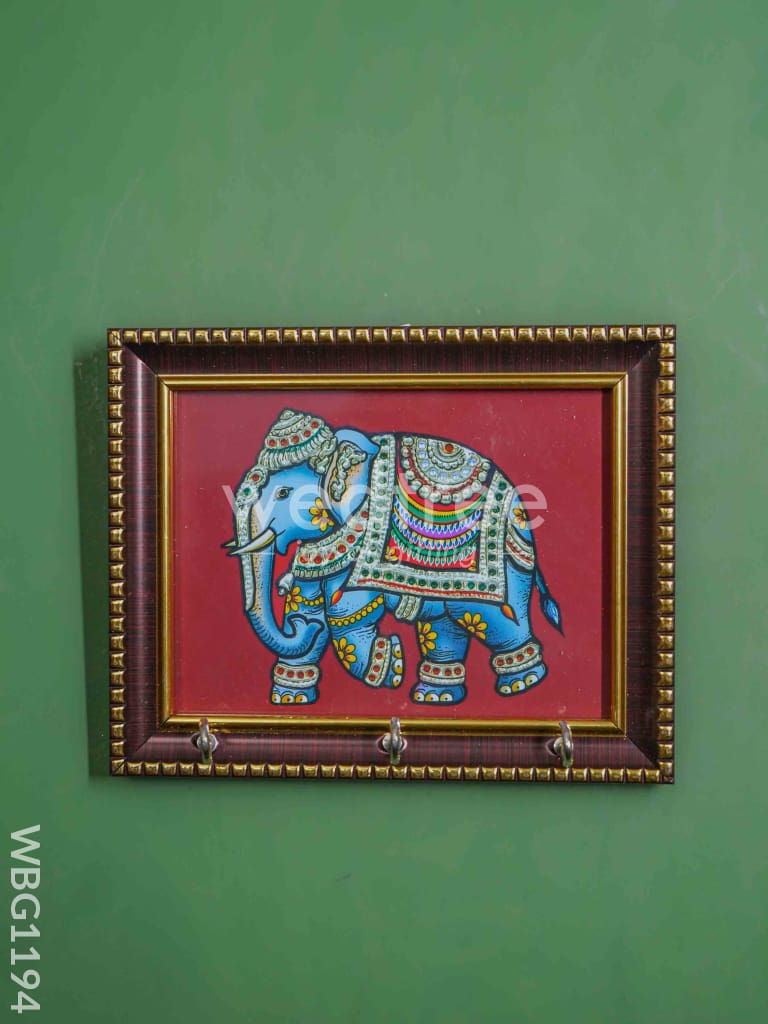 Elephant Frame Key Hanger - WBG1194