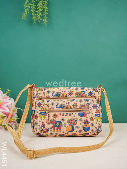 Elephant pattern Sling Bag - WL4451
