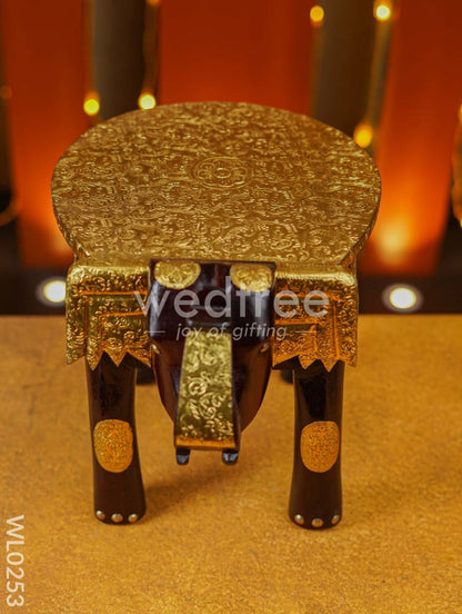 Elephant stool - 15 inch (Metal fitting)