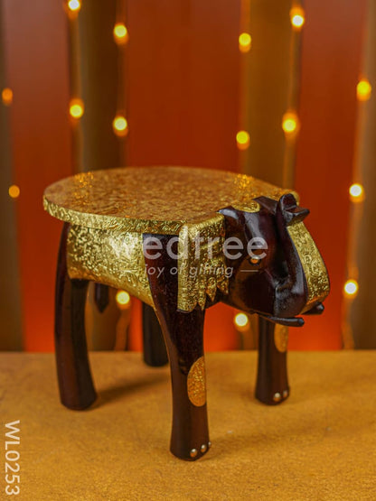 Elephant stool - 15 inch (Metal fitting)