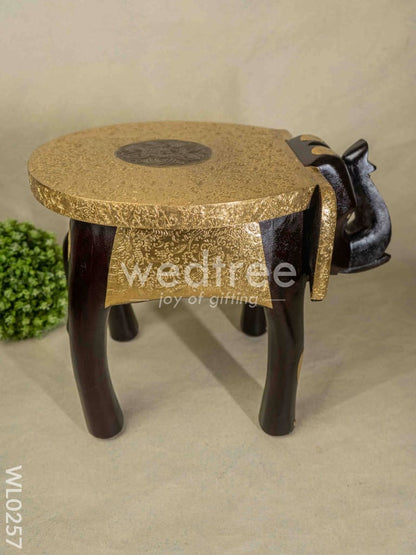 Elephant stool - 15 inch (Metal fitting) - WL0257