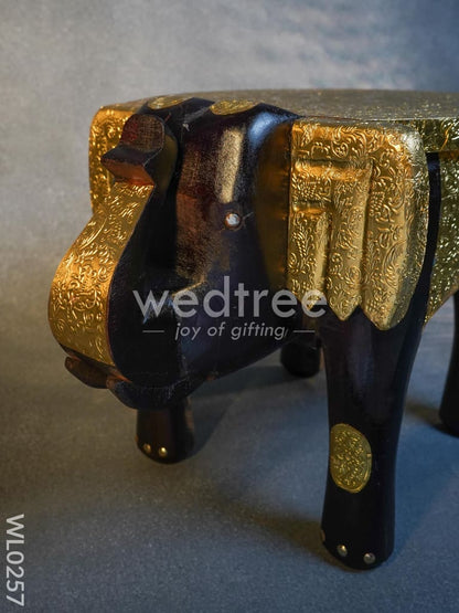 Elephant stool - 15 inch (Metal fitting) - WL0257