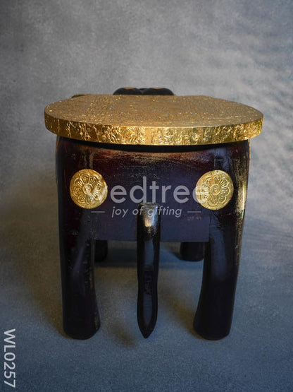Elephant stool - 15 inch (Metal fitting) - WL0257