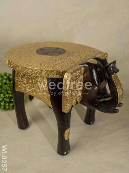 Elephant stool - 15 inch (Metal fitting) - WL0257