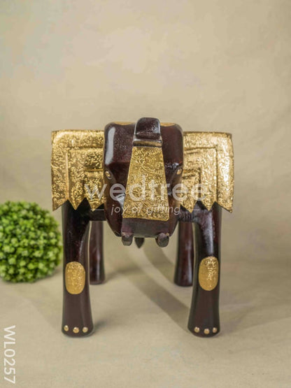 Elephant stool - 15 inch (Metal fitting) - WL0257