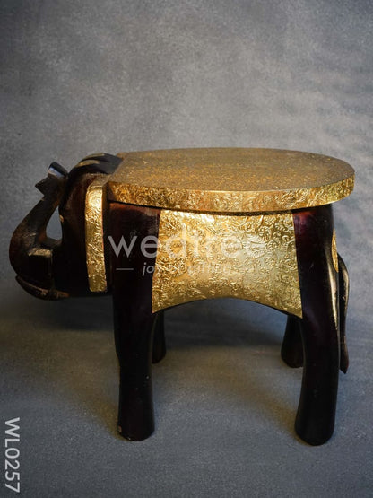 Elephant stool - 15 inch (Metal fitting) - WL0257