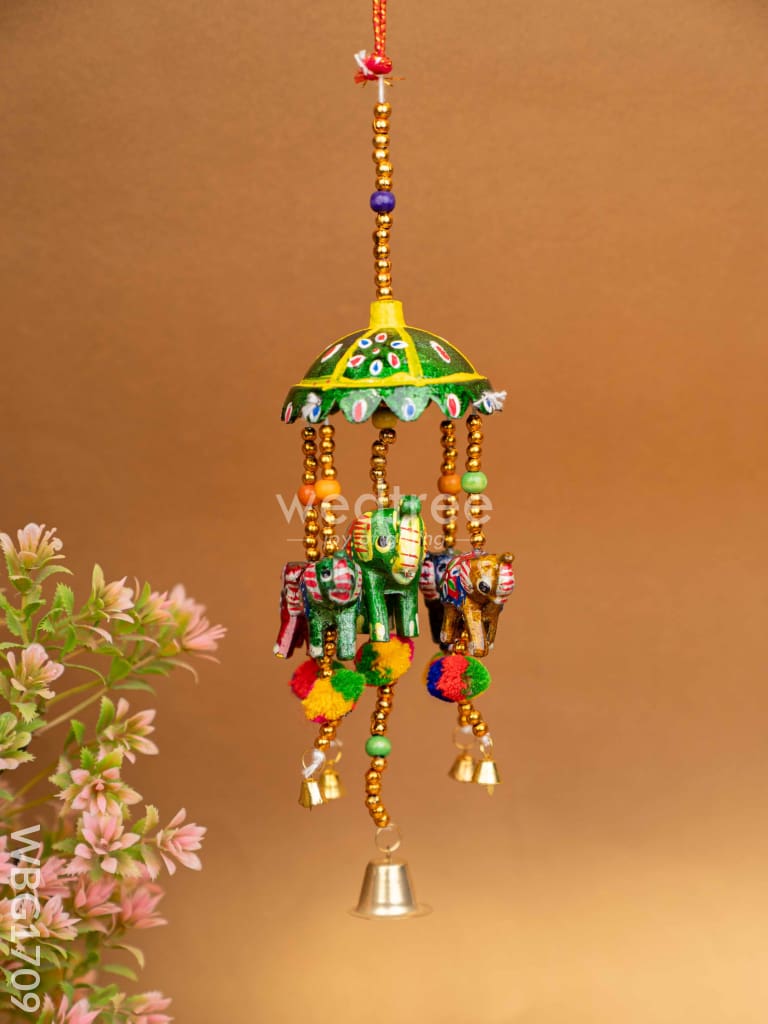 Elephant Thoran with Bells - 17 inch -  WBG1709