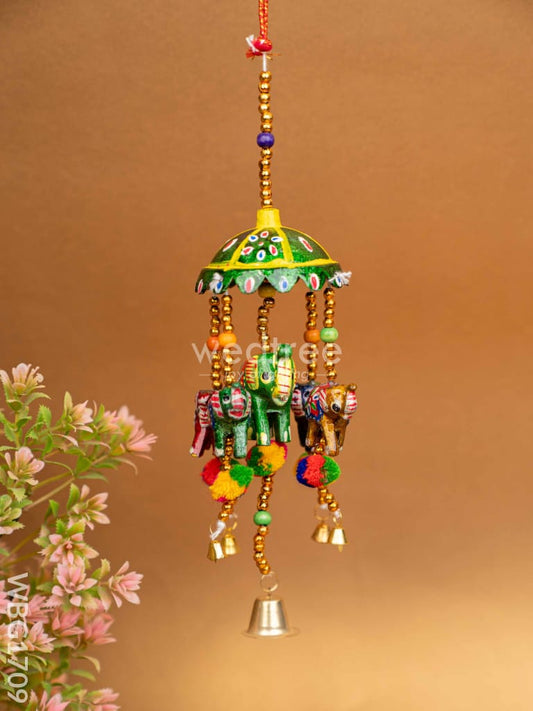 Elephant Thoran with Bells - 17 inch -  WBG1709