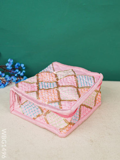 Embroidered Jewellery Pouch - WBG1496
