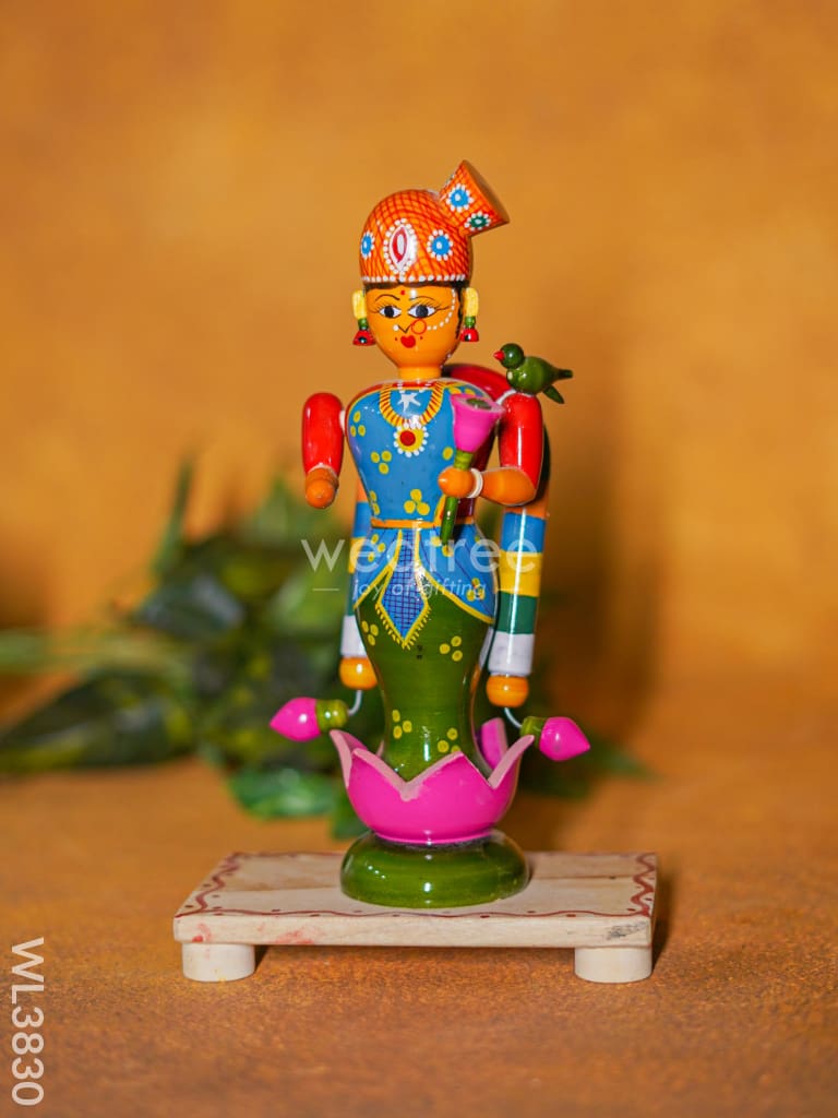 Etikoppaka Toy - Madurai Meenakshi - 10 inch - WL3830