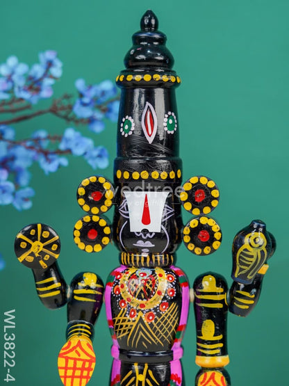 Etikoppaka Toy - Tirupathi Balaji - 12 inch - WL3822-4