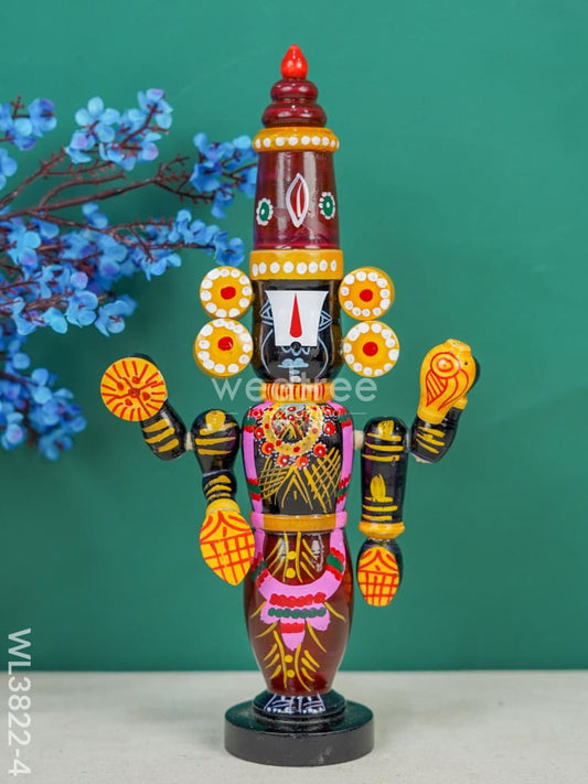 Etikoppaka Toy - Tirupathi Balaji - 12 inch - WL3822-4