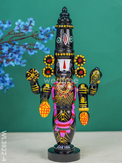 Etikoppaka Toy - Tirupathi Balaji - 12 inch - WL3822-4