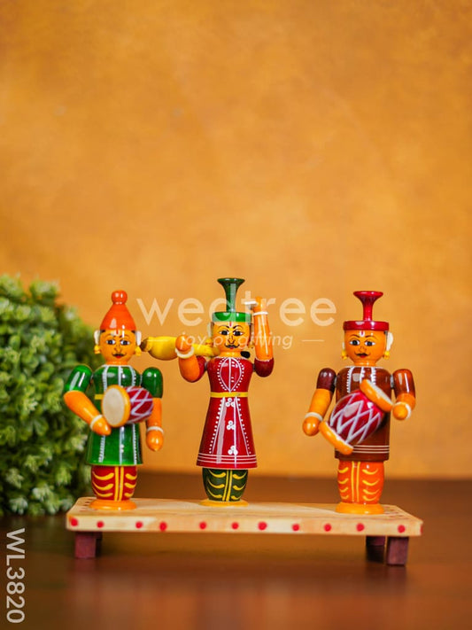 Etikoppaka Toys - Musicians set of 3 - WL3820