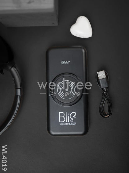 EVM Power Bank 10000mAh - Black - WL4019