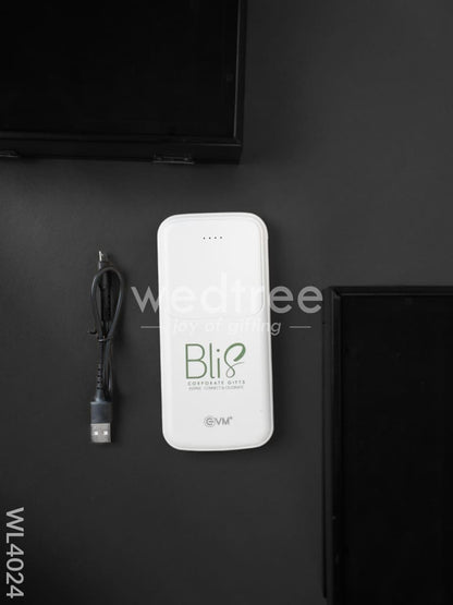EVM Power Bank 10000mAh - White - WL4024