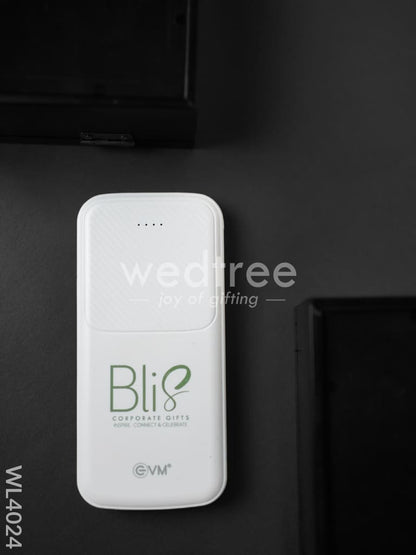 EVM Power Bank 10000mAh - White - WL4024