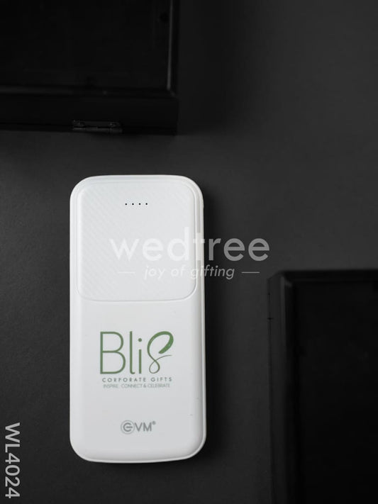 EVM Power Bank 10000mAh - White - WL4024