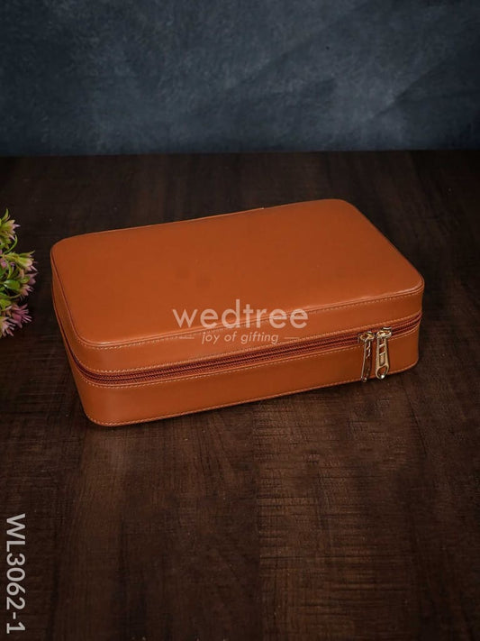 Faux Leather Jewel Box - (9x6.5) - WL3062