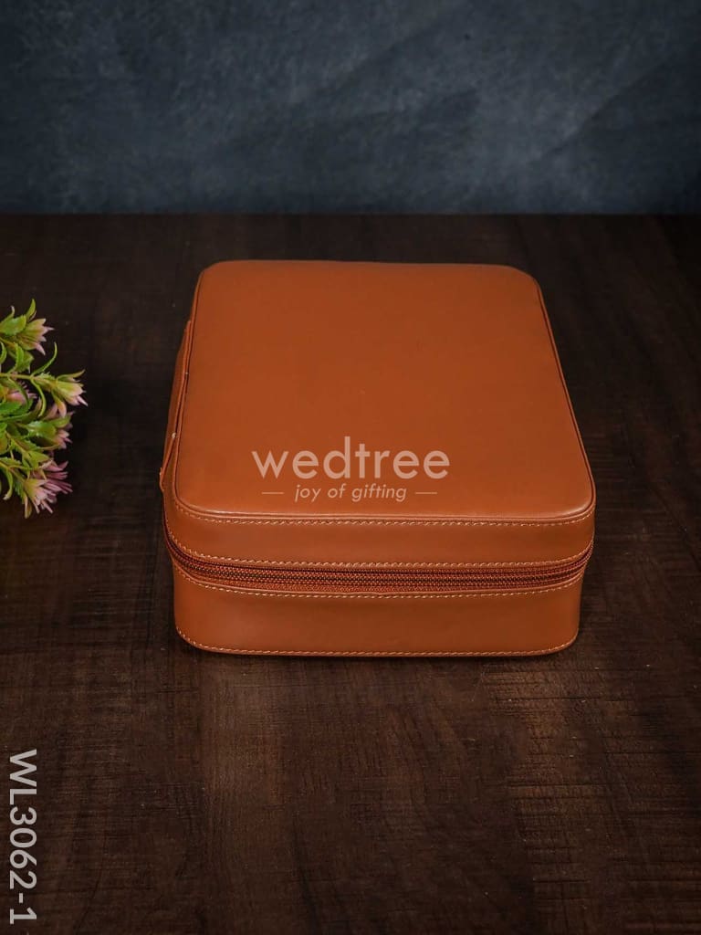 Faux Leather Jewel Box - (9x6.5) - WL3062