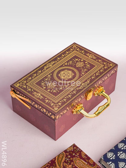Floral 2 Jar Dry Fruit Box - WL4896