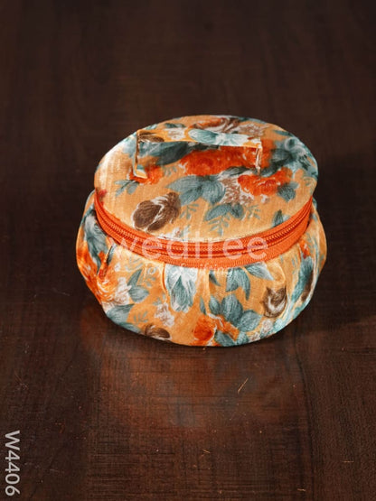 Floral bangle box zipper big size - W4406