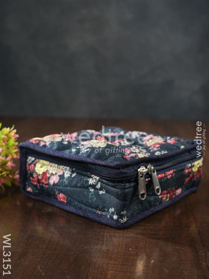 Floral Designed Jewel Pouch ( 7x6 )- WL3151