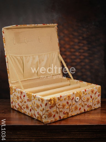 Floral Designed Jewellery Holder - (11x11) - WL1034