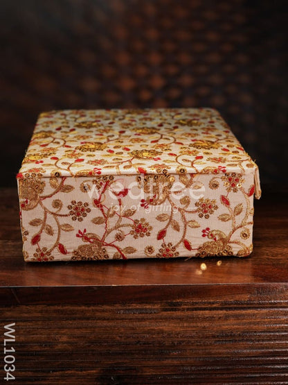 Floral Designed Jewellery Holder - (11x11) - WL1034