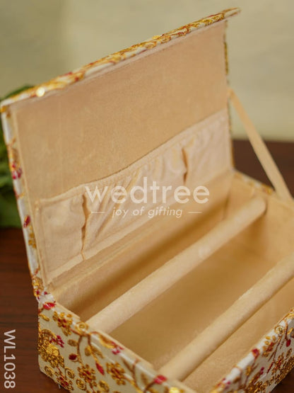 Floral Designed Jewellery Holder - (11x7) - WL1038