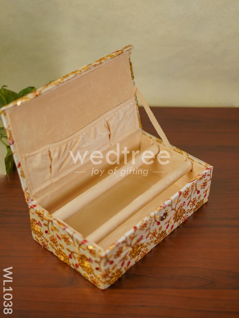 Floral Designed Jewellery Holder - (11x7) - WL1038