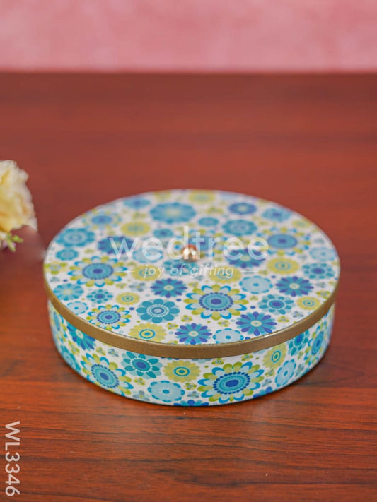 Floral Designed Multipurpose Storage Box - WL3346